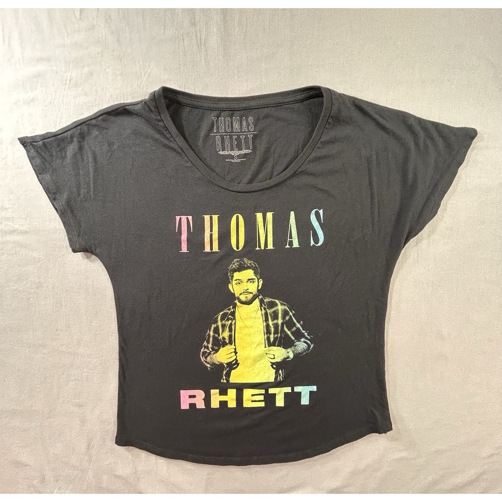 Thomas Rhett‎ Short Sleeve Black T-shirt Women's Small Country Music